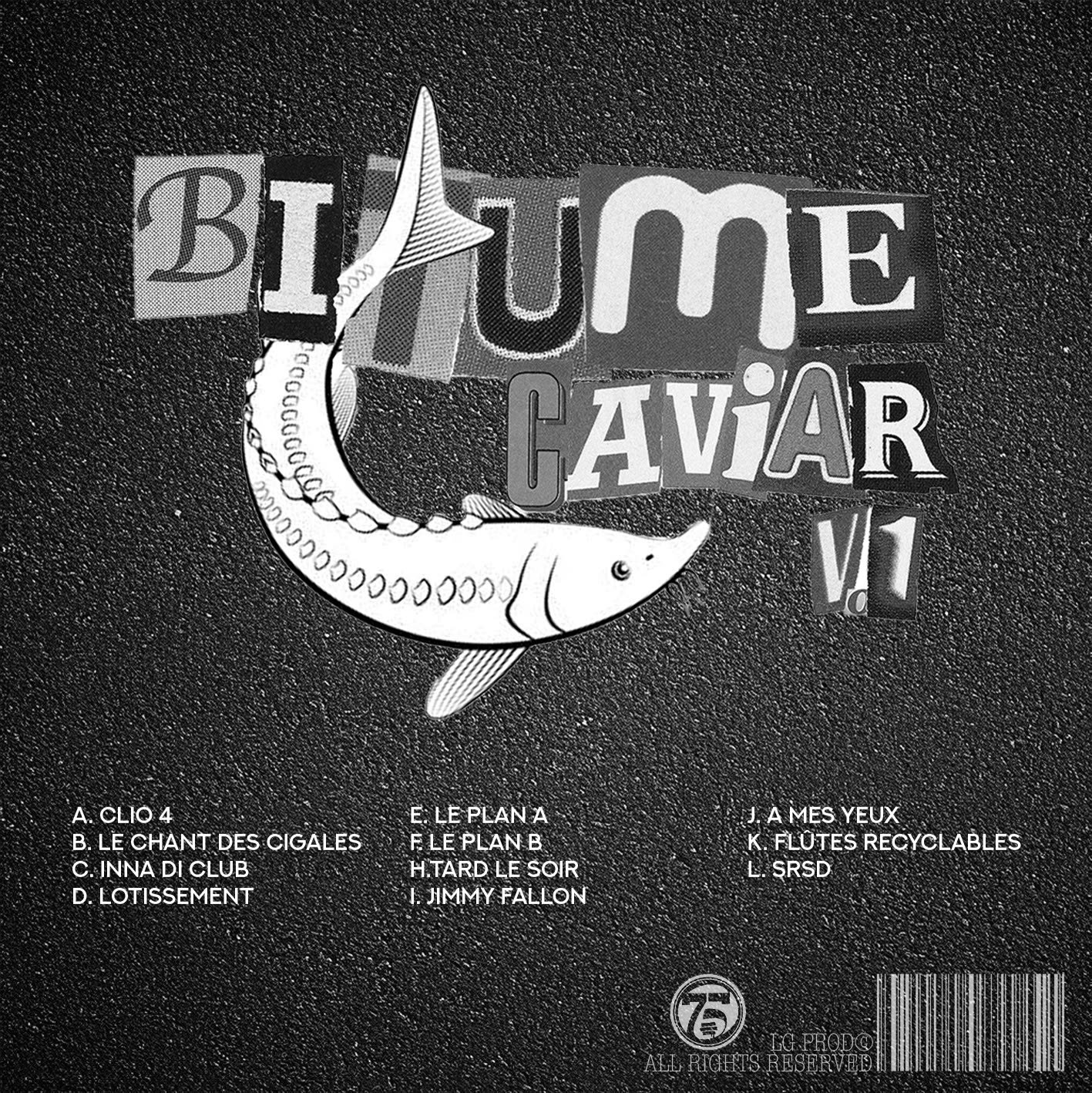 Tracklist — design graphique